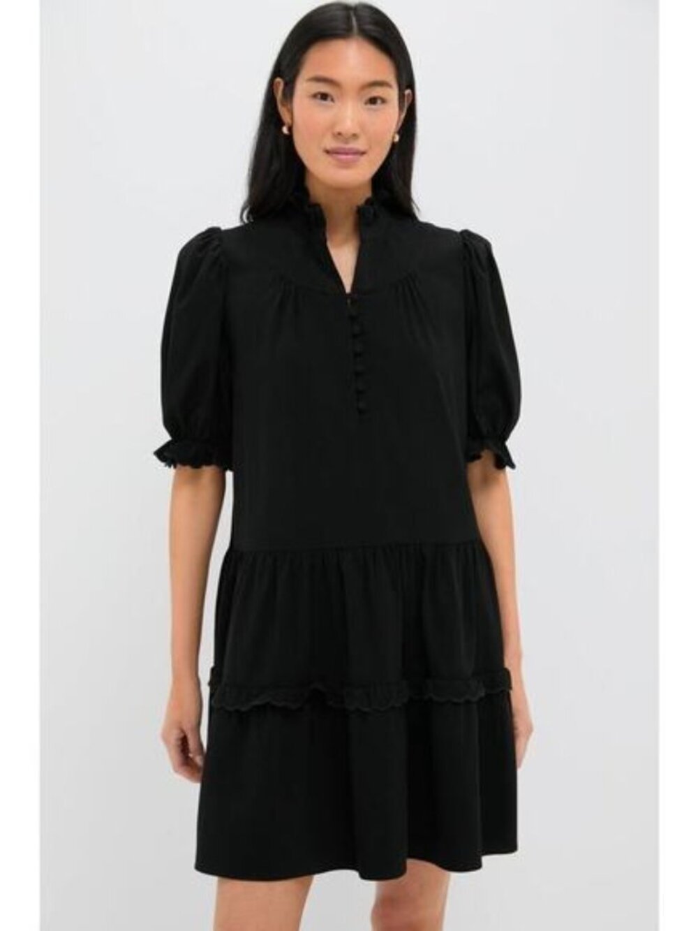 Pomander Place Selena Black Dress NWT Size L | Classic Chic | Flattering Fit